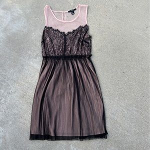 Little Black Dress - Wedding Guest
Black & Blush Pink Sheer Mesh Sleeveless